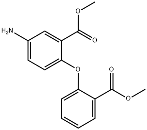 5-Amino-2-(2-methoxycarbonyl-phenoxy)-benzoic acid methyl ester Structure