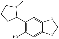 6-(1-Methyl-2-pyrrolidinyl)-1,3-benzodioxol-5-ol Structure