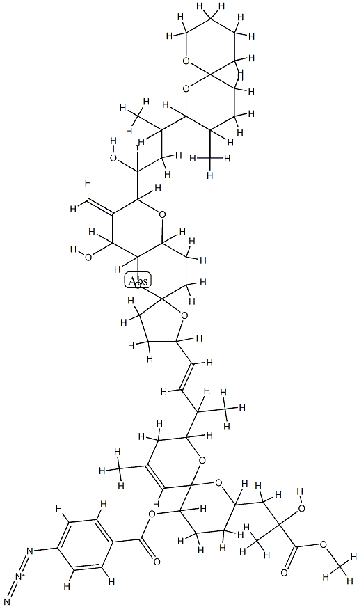 27-메틸7-O-(4-아지도벤조일)오카다에이트 구조식 이미지