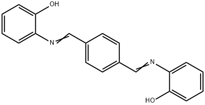 2,2'-[1,4-페닐렌비스(메틸리딘니트릴로)]비스페놀 구조식 이미지