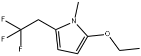 1H-Pyrrole,2-ethoxy-1-methyl-5-(2,2,2-trifluoroethyl)-(9CI) Structure
