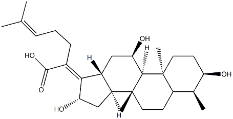 16-O-deacetylfusidic acid Structure
