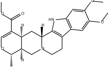 methyl (3beta,19alpha,20alpha)-16,17-didehydro-10,11-dimethoxy-19-methyloxayohimban-16-carboxylate  Structure