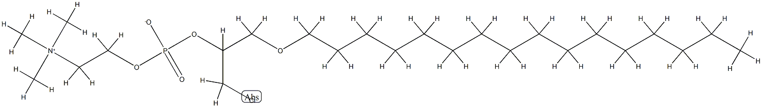 1-O-oleoyl-3-chloro-3-deoxy-2-phosphatidylcholine Structure