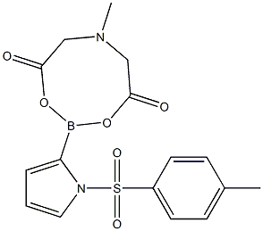 1-(p-Toluenesulfonyl)pyrrole-2-boronic acid MIDA ester 구조식 이미지
