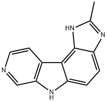 Pyrido[4,3:4,5]pyrrolo[3,2-e]benzimidazole,  1,6-dihydro-2-methyl- 구조식 이미지