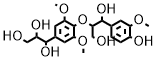 erythro-Guaiacylglycerol beta-threo-syringylglycerol ether Structure