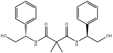 N1,N3-Bis[(1S)-2-hydroxy-1-phenylethyl]-2,2-dimethylpropanediamide Structure