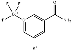 Potassium (3-carbamoylphenyl)trifluoroborate Structure