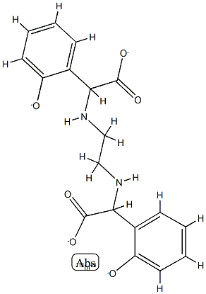 2-[2-[[carboxylato-(2-oxidophenyl)methyl]amino]ethylamino]-2-(2-oxidop henyl)acetate, indium(+3) cation Structure