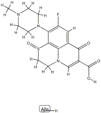 rufloxacin sulfoxide Structure