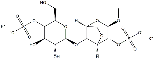 methylcarrabioside 2,4'-disulfate Structure