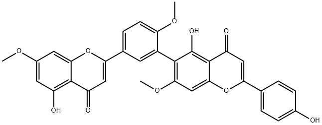 imbricataflavone A Structure