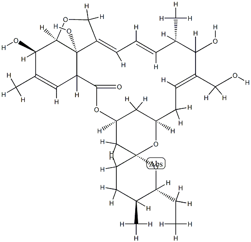 13,29-dihydroxymilbemycin A4 Structure