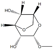 Methyl 3,6-anhydro-α-D-glucopyranoside Structure