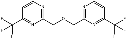 2,2'-oxybis(methylene)bis(4-(trifluoromethyl)pyrimidine) Structure