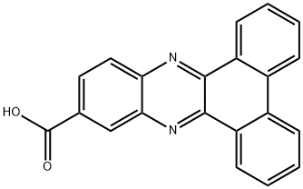 dibenzo[a,c]phenazine-11-carboxylic acid 구조식 이미지