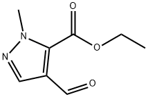 4-Formyl-2-Methyl-2H-Pyrazole-3-Carboxylic Acid Ethyl Ester(WX624137) Structure