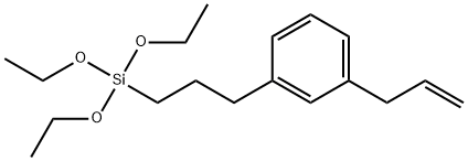 m-ALLYLPHENYLPROPYLTRIETHOXYSILANE Structure