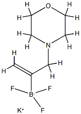 Potassium 3-morpholinoprop-1-en-2-yltrifluoroborate 구조식 이미지