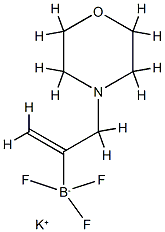 Potassium 3-morpholinoprop-1-en-2-yltrifluoroborate Structure