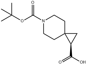6-(tert-butoxycarbonyl)-6-azaspiro[2.5]octane-1-carboxylic acid Structure