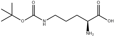 N-δ-Boc-L-Ornithine Structure