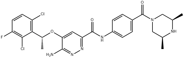 C26H27Cl2FN6O3 Structure