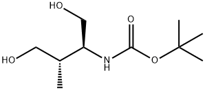 Carbamic acid, [3-hydroxy-1-(hydroxymethyl)-2-methylpropyl]-, 1,1- 구조식 이미지