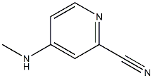 2-피리딘카르보니트릴,4-(메틸아미노)-(9CI) 구조식 이미지