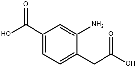 3-Amino-4-(carboxymethyl)benzoic acid Structure