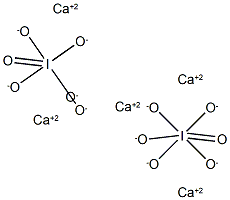 calcium orthoperiodate(5:2) Structure