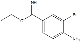 ethyl 4-amino-3-bromobenzimidate 구조식 이미지