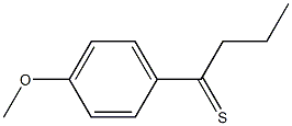 1-(4-methoxyphenyl)butane-1-thione 구조식 이미지