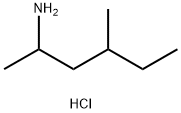 4-Methyl-2-hexanamine hydrochloride 구조식 이미지