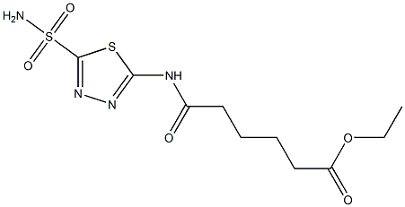 ethyladipoylazolamide Structure