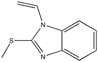 1H-Benzimidazole,1-ethenyl-2-(methylthio)-(9CI) Structure