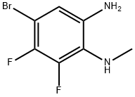 4-BroMo-5,6-difluoro-1-N-Methylbenzene-1,2-diaMine Structure