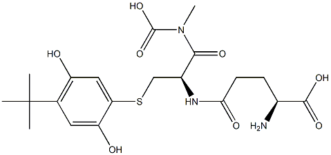 5-(S-glutathionyl)-2-tert-butylhydroquinone Structure