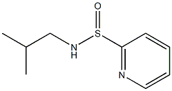 2-Pyridinesulfinamide,N-(2-methylpropyl)-(9CI) Structure