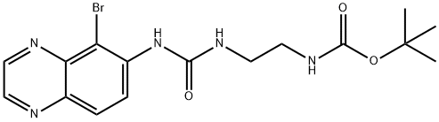 N-tert-Butyloxycarbonyl Hydroxy BriMonidine 구조식 이미지