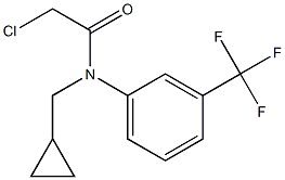 2-chloro-N-(cyclopropylmethyl)-N-(3(trifluoromethyl)phenyl)acetamide Structure