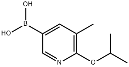 6-Isoproxy-5-methylpyridine-3-boronic acid Structure