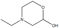 2-Morpholinol,4-ethyl-(9CI) Structure