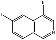 4-bromo-6-fluoroisoquinoline Structure