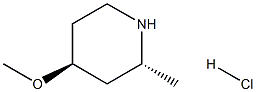 (23,4R)-2-Methyl-4-Methoxylpiperidine hydrochloride Structure