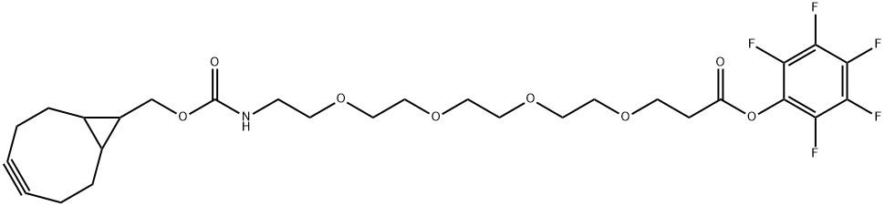 endo-BCN-PEG4-PFP ester 구조식 이미지