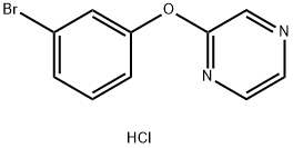 2-(3-bromophenoxy)pyrazine Structure
