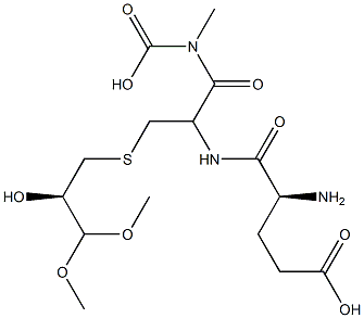 glutathiolactaldehyde dimethylacetal Structure
