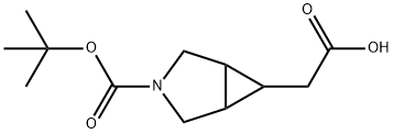 2-(3-(Tert-Butoxycarbonyl)-3-Azabicyclo[3.1.0]Hexan-6-Yl)Acetic Acid(WX111817) Structure